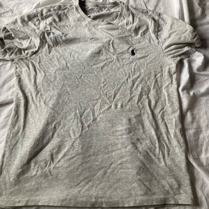 Men’s Polo Light Gray Cotton T-Shirt